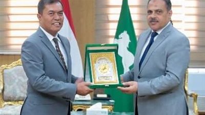 نائب سفير جمهورية أندونيسيا يزور محافظة الشرقية 