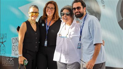 صور.. رحلة إسعاد يونس في مهرجان الجونة السينمائي 