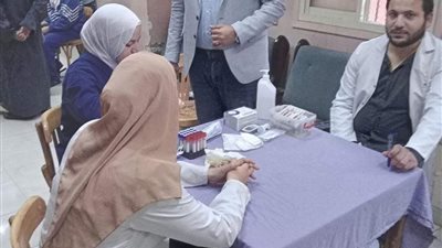 صحة المنوفية: قافلة طبية بمؤسسة دار الرعاية الاجتماعية بمنوف
