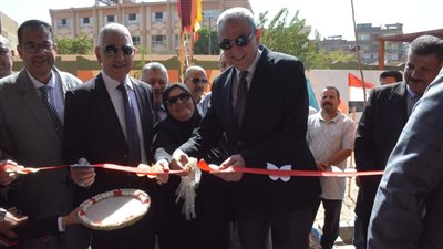  محافظ الغربية يفتتح مدرسة بنا أبو صير الإبتدائية 