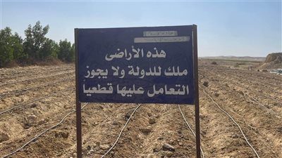 استرداد 580 فدانا من أراضي أملاك الدولة بالفيوم 