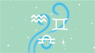 حظك اليوم الاثنين| توقعات الأبراج الهوائية.. علاقة حب مستقرة للجوزاء