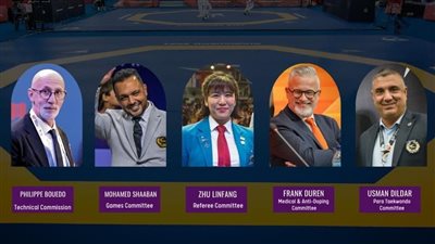 محمد شعبان رئيسًا للجنة المسابقات بالاتحاد الدولي للتايكوندو وكمال نائبًا للجنة الطبية