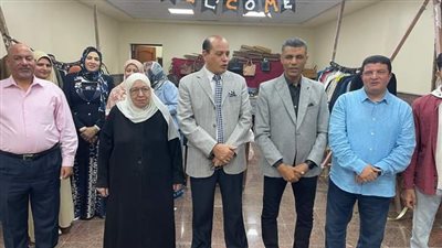 تربية بني سويف تنظم المعرض الخيري السنوي للملابس