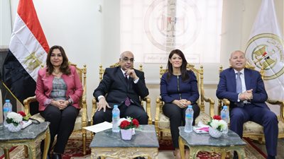 بالصور.. افتتاح مأمورية شهر عقاري وفرع توثيق عين شمس 