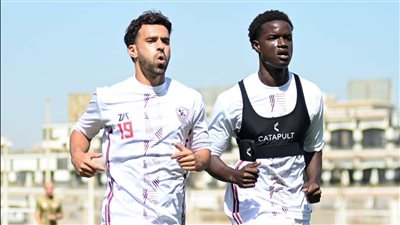 تدريبات فردية للسعيد على هامش مران الزمالك 