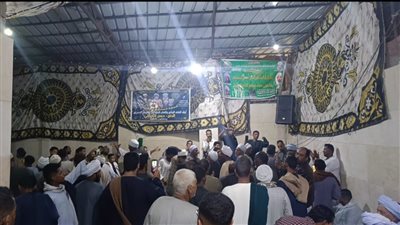 الطرق الصوفية تقيم احتفالات الليلة الختامية بمولد الحسين
