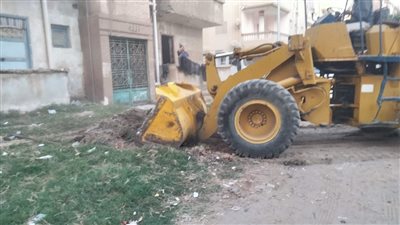 رفع 400 طن من المخلفات البلديه والصلبه بجمصه