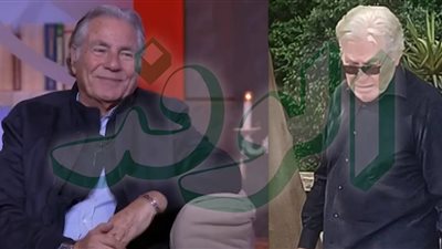 حسين فهمي لم يتمالك نفسه في جنازة شقيقه مصطفى فهمي.. لقطات مؤلمة للوداع الأخير (صور)