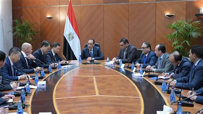 مدبولي يلتقي المدير العام ورئيس الشركة الصينية العامة للهندسة المعمارية 