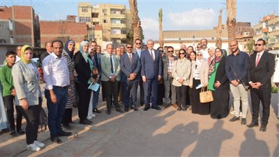 وفد وزارة التخطيط يختتم جولته التفقدية لقرية نهطاي بالغربية