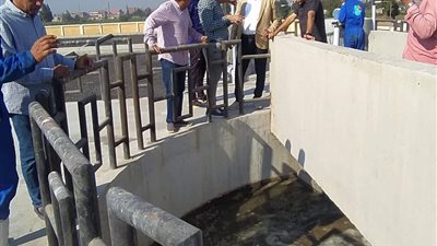 متابعة جاهزية محطات الصرف الصحي بالإسماعيلية لاستقبال فصل الشتاء 