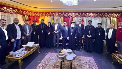 الأنبا أباكير أسقف الدول الإسكندنافية يستقبل سفير جمهورية مصر العربية لدى السويد.. صور