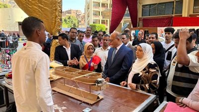 إفتتاح معرض التراث والحرف اليدوية بجامعة سوهاج 