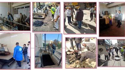 محافظ الشرقية يوجه بمراجعة بالوعات وغرف ومحطات الصرف الصحي