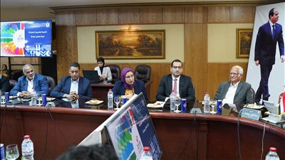 وفد وزارة التخطيط والتعاون الدولي يزور قرية نهطاي بالغربية