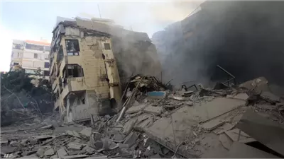 موجة من الغارات الإسرائيلية العنيفة على الضاحية الجنوبية للبنان.. فيديو