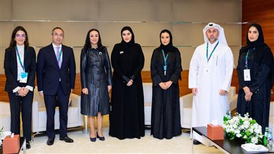وزيرة التضامن الاجتماعي تلتقي وزيرة التنمية الاجتماعية والأسرة في دولة قطر
