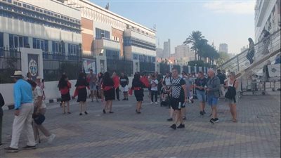 ميناء الإسكندرية يستقبل الباخرة السياحية MSC LIRICA 