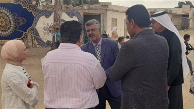 وكيل صحة سيناء يتفقد القافلة الطبية بالجورة في الشيخ زويد
