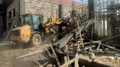 إزالة 16 حالة تعدٍ على الأراضي الزراعية بالفيوم 