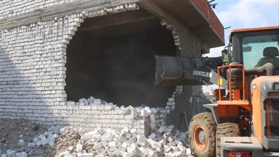 إزالة 910 حالات تعدِِ على الأراضي الزراعية وأملاك الدولة بالمنيا 