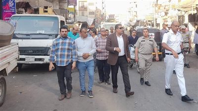 رفع 180 حالة إشغال متنوعة بمركز سنورس في الفيوم 