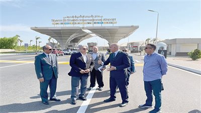 اللجنة العليا للتفتيش الأمنى والبيئى تتفقد مطار شرم الشيخ الدولى