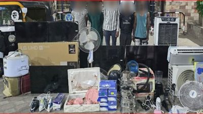 ضبط تشكيل عصابي تخصص في سرقة مساكن أسوان