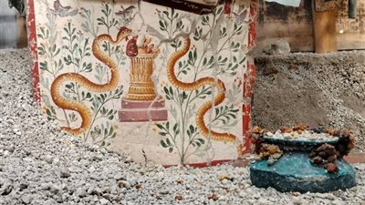 اكتشاف لوحات جدارية في مدينة رومانية تكشف تاريخ ما قبل كارثة البركان 