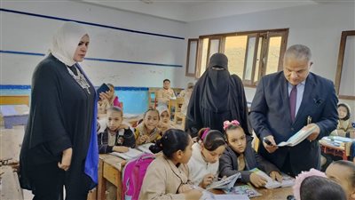 وكيل تعليم الفيوم يتفقد مدارس سنورس 