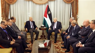 أهمية وقف النيران في لقاء أبو الغيط مع الرئيس عباس بالقاهرة 