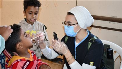 جامعة قناة السويس تطلق قافلة شاملة لقرية السلام بأبو صوير 