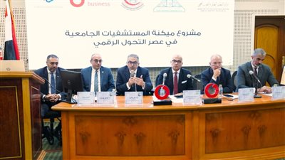 رئيس جامعة عين شمس يشهد احتفالية نجاح مشروع ميكنة المستشفيات