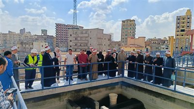 وكيل أوقاف الغربية يزور محطة مياه المرشحة القديمة بالمحلة الكبرى