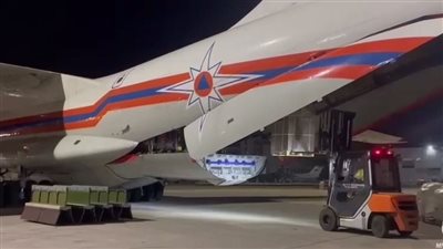 وصول طائرة روسية محملة بمساعدات طبية إلى بيروت  