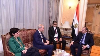 وزير الشئون النيابية يستقبل الممثل الأوروبي الخاص بحقوق الإنسان