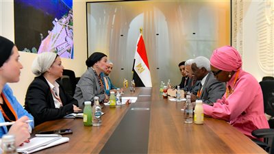 وزيرة البيئة تعقد لقاءا ثنائيا مع المدير العام لمنظمة المدن والحكومات الأفريقية 