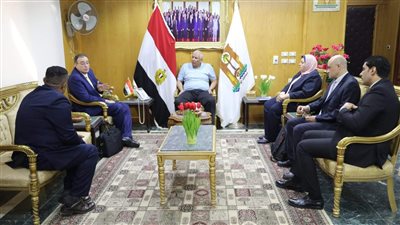 محافظ الوادي الجديد يلتقي نائب رئيس الجهاز المركزي للتنظيم والإدارة