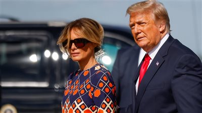 ترامب يشكر زوجته بعد إعلان فوزه بالانتخابات: 