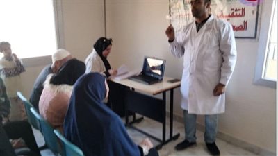 صحة كفر الشيخ: فحص 1526 مواطن بقرية تيدة مركز سيدي 