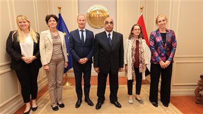 وزير العدل يستقبل ممثل الاتحاد الأوروبي لحقوق الإنسان