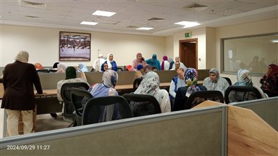 تنظيم حملة للكشف عن سرطان الثدي لموظفات بوزارة التعليم العالي