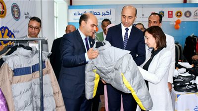 إفتتاح معرض دكان الفرحة بجامعة دمنهور 