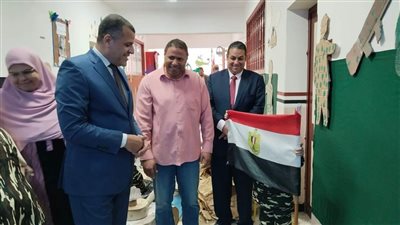 وكيل تعليم دمياط يشهد محاضرات طلاب الثانوية العامة 