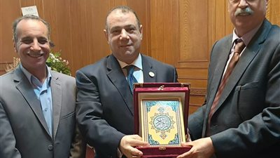 رئيس نادي قضاة طنطا يستقبل وفد لجنة نقابة الصحفيين بالغربية