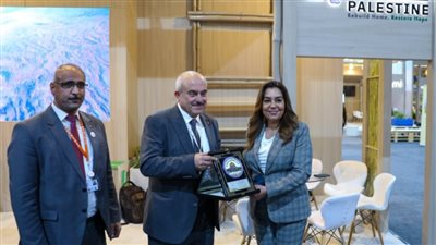وزيرة التنمية المحلية تلتقي وزير الحكم المحلي الفلسطيني بالمنتدى الحضري العالمي