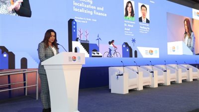 وزيرة التنمية المحلية تشارك في جلسة 