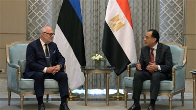 رئيس الوزراء يستقبل رئيس جمهورية إستونيا والوفد المرافق له