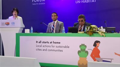 محافظ الدقهلية يشارك  في المنتدى الحضري العالمي الثاني عشر 